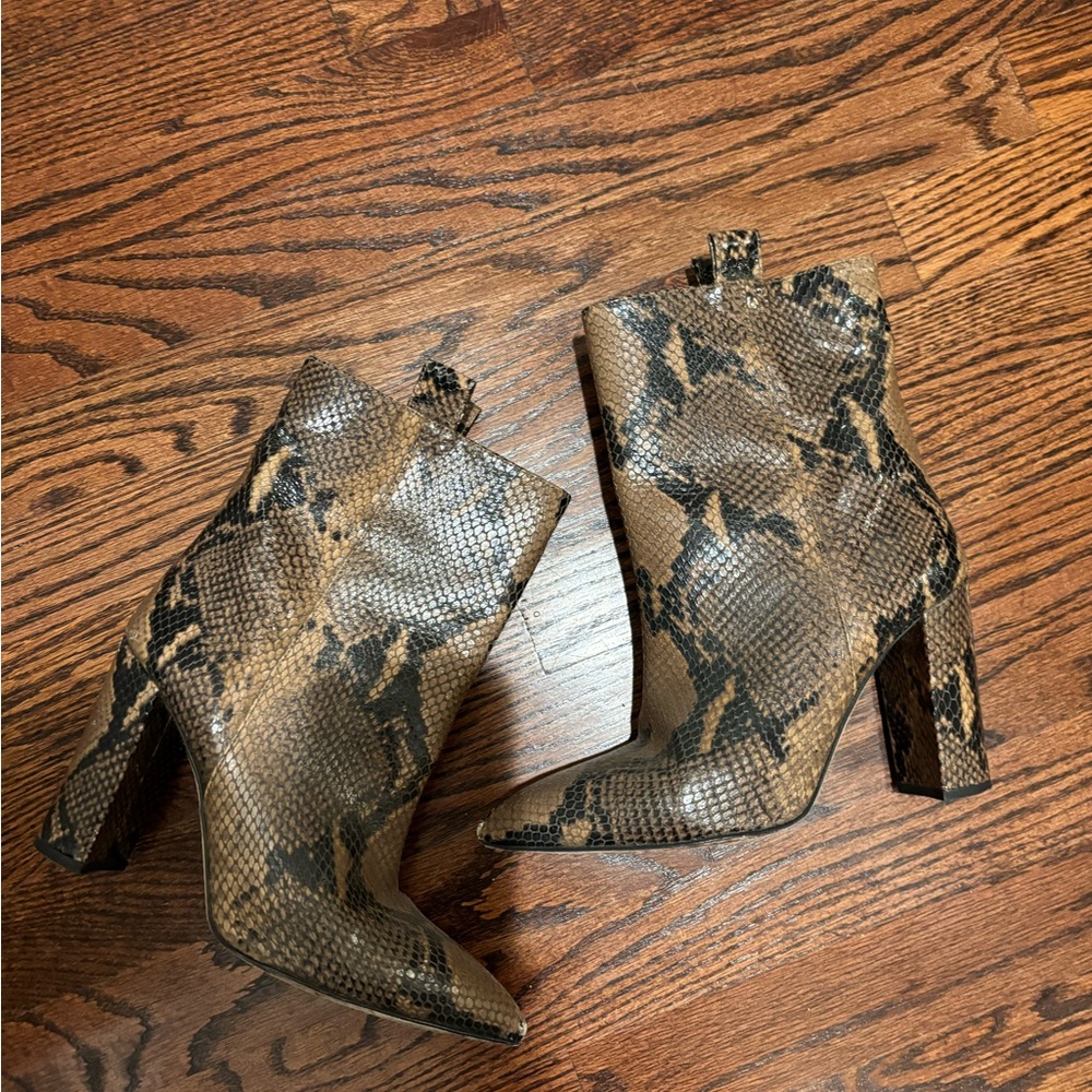 Paris Texas Snakeskin Boot, Size 40